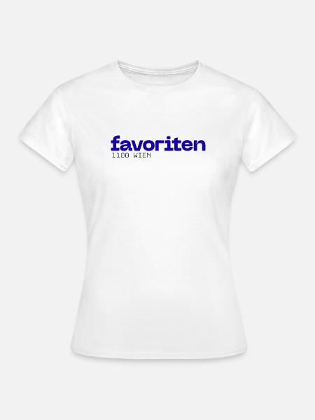 Favoriten Wien 1100 Violett - Frauen T-Shirt - Weiß