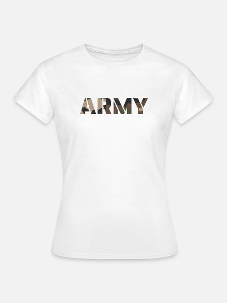 ARMY Tarnmuster Frankreich - Frauen T-Shirt - Weiß