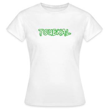 Toubkal as a trekking - Women's T-Shirt - white - Front - AI Model Female 172 dark (172cm)