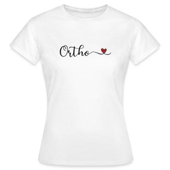Ortho - Women's T-Shirt - white - Front - AI Model Female 172 dark (172cm)