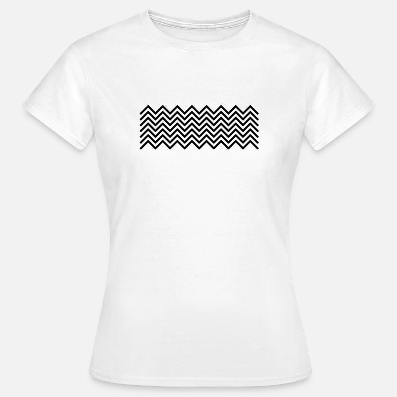 Waves pattern - Women's T-Shirt - white