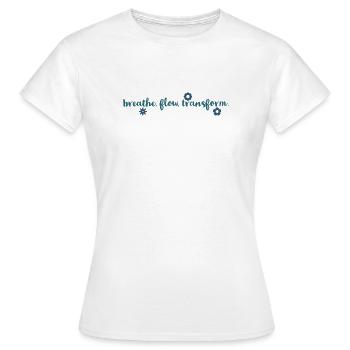 yoga mantra - Frauen T-Shirt - Weiß - Vorne - AI Model Female 172 dark (172cm)