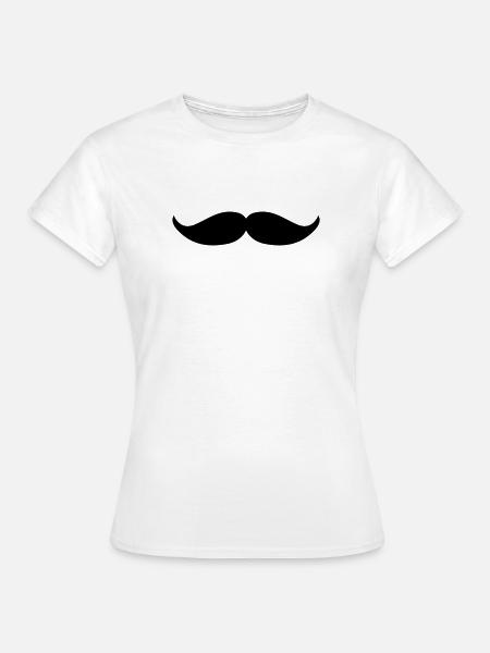 Walrus moustache - Women's T-Shirt - white