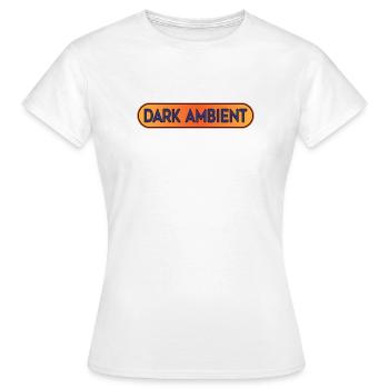 T-shirt dégradé d’ambiance foncée - T-shirt Femme - blanc - Devant - AI Model Female 172 dark (172cm)