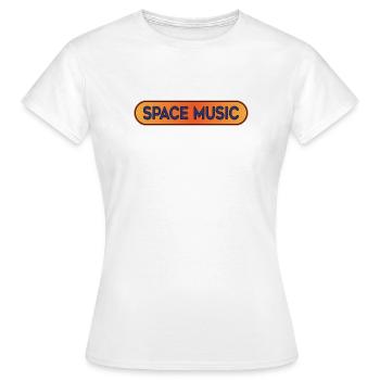 Space Music Ambient Festival Chillout-Vibes - Frauen T-Shirt - Weiß - Vorne - AI Model Female 172 dark (172cm)