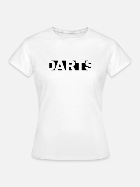 Dart,DARTS - Frauen T-Shirt - Weiß