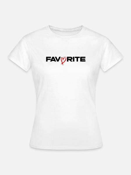 Freehand Herzlinie - Frauen T-Shirt - Weiß