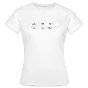 Introversion Woven Into My Code DNA - Women's T-Shirt - white - Front - AI Model Female 172 dark (172cm)