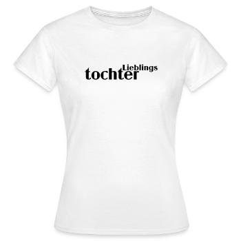 Fille préférée - T-shirt Femme - blanc - Devant - AI Model Female 172 dark (172cm)