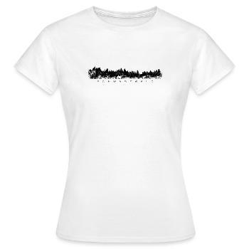 Schwarzwald Panorama - Frauen T-Shirt - Weiß - Vorne - AI Model Female 172 dark (172cm)