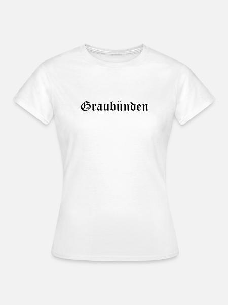 Graubünden - Frauen T-Shirt - Weiß