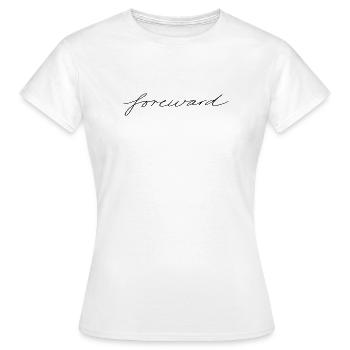 En avant - T-shirt Femme - blanc - Devant - AI Model Female 172 dark (172cm)