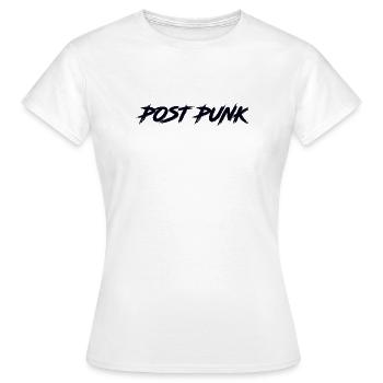 Post-punk - T-shirt Femme - blanc - Devant - AI Model Female 172 dark (172cm)