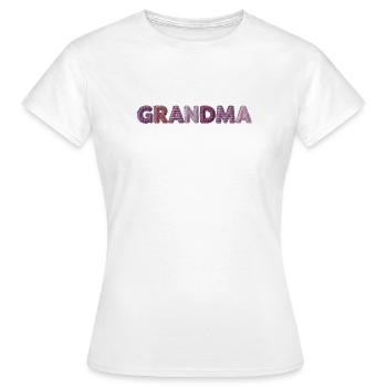 Grandma Vintage Nähte Design Trend Geschenk - Frauen T-Shirt - Weiß - Vorne - AI Model Female 172 dark (172cm)