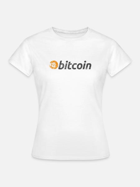 Bitcoin Logo Original BTC - Frauen T-Shirt - Weiß