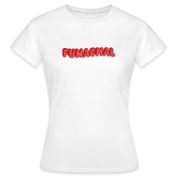 Gift for Funachal - Women's T-Shirt - white - Front - AI Model Female 172 dark (172cm)