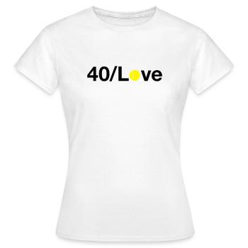 Tennis Tennis Jeu - T-shirt Femme - blanc - Devant - AI Model Female 172 dark (172cm)