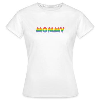 Maman LGBTQ+ - T-shirt Femme - blanc - Devant - AI Model Female 172 dark (172cm)
