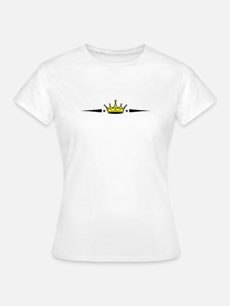 Krone Element - Frauen T-Shirt - Weiß
