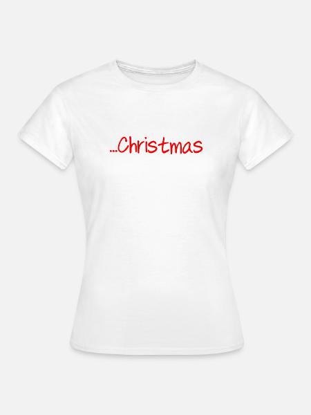 Frohe Weihnachten - Frauen T-Shirt - Weiß
