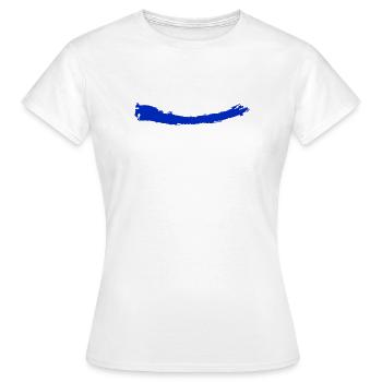 Brosser | Brosser | bleu clair - T-shirt Femme - blanc - Devant - AI Model Female 172 dark (172cm)