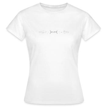 filigrane Verzierung - Frauen T-Shirt - Weiß - Vorne - AI Model Female 172 dark (172cm)