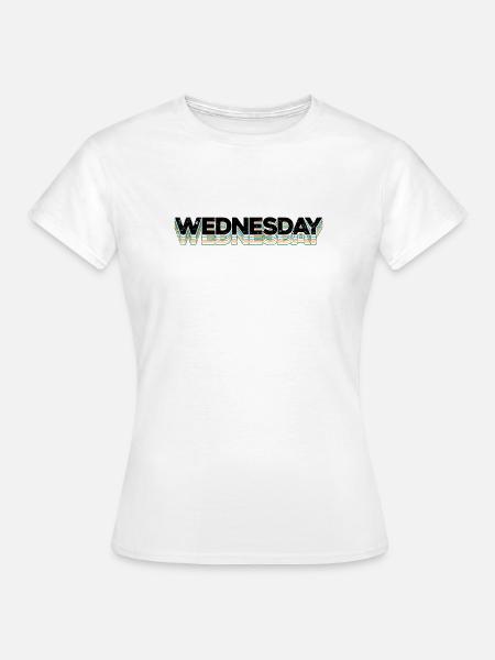Mittwoch - Frauen T-Shirt - Weiß
