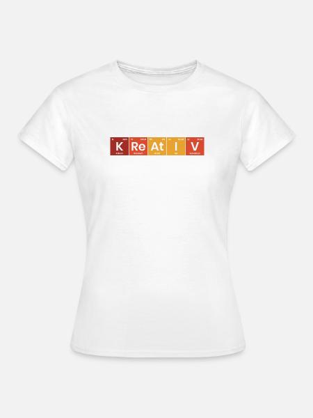 Periodensystem Kreativ - Frauen T-Shirt - Weiß