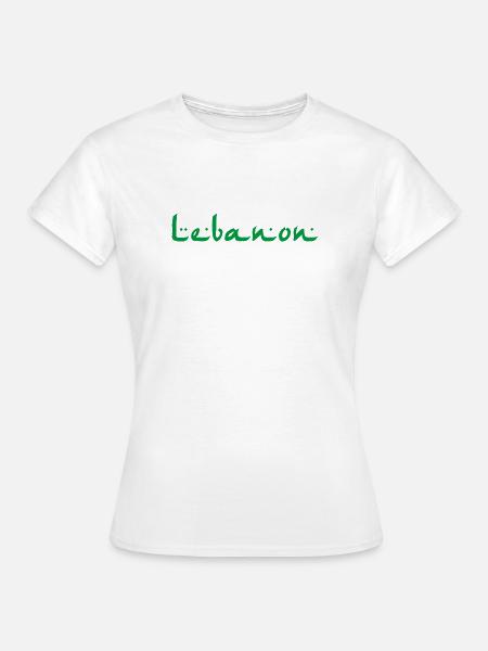 Lebanon - Frauen T-Shirt - Weiß