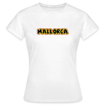 Majorque - T-shirt Femme - blanc - Devant - AI Model Female 172 dark (172cm)