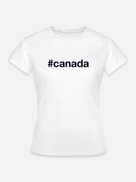 CANADA Hashtag - Frauen T-Shirt - Weiß