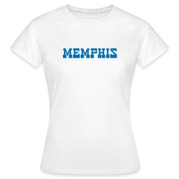 Memphis Tennessee - Women's T-Shirt - white - Front - AI Model Female 172 dark (172cm)