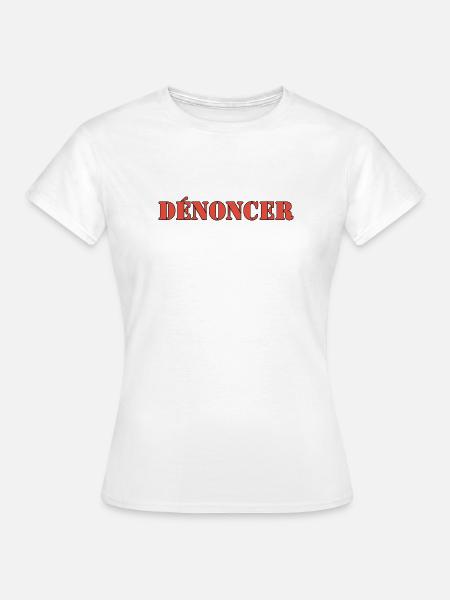 VERURTEILUNG - Frauen T-Shirt - Weiß