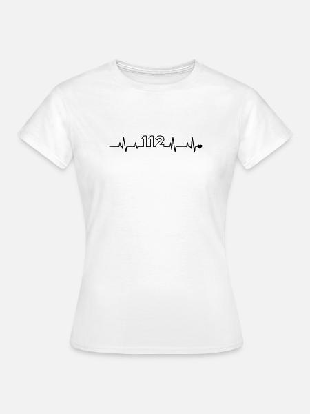 Feuerwehr 112 - Frauen T-Shirt - Weiß
