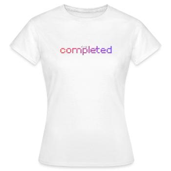 Déjà terminé ! - T-shirt Femme - blanc - Devant - AI Model Female 172 dark (172cm)
