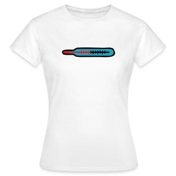 Thermometer Medicine Pediatrician Practice Practice Team - Women's T-Shirt - white - Front - AI Model Female 172 dark (172cm)