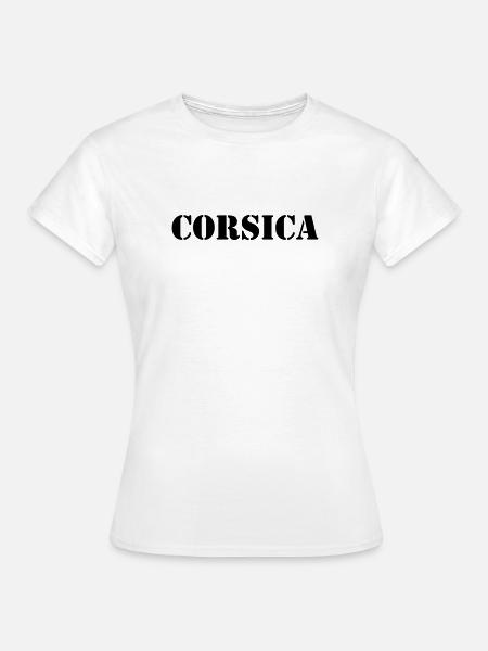 Korsika (V) - Frauen T-Shirt - Weiß
