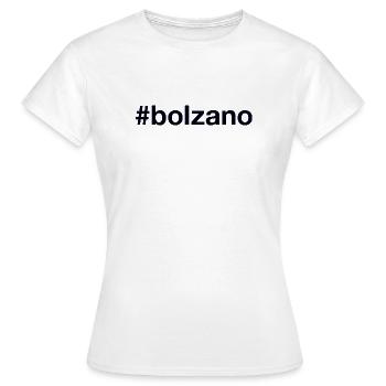 BOLZANO Hashtag - T-shirt Femme - blanc - Devant - AI Model Female 172 dark (172cm)