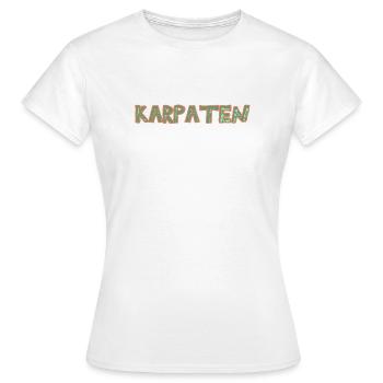 Les Carpates comme une montagne - T-shirt Femme - blanc - Devant - AI Model Female 172 dark (172cm)