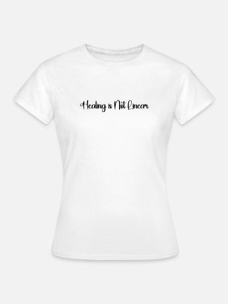 “Healing Is Not Linear Mental Health Awareness Tee - Naisten t-paita - valkoinen