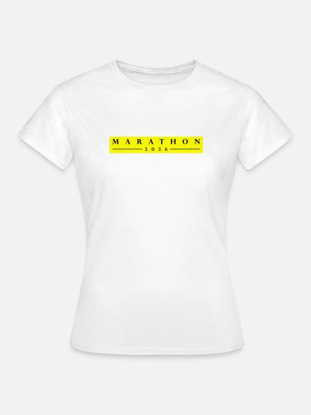 Marathon 2026 - Frauen T-Shirt - Weiß