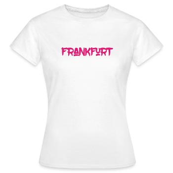 Francfort - Main - Hesse - Römer - Höchst - T-shirt Femme - blanc - Devant - AI Model Female 172 dark (172cm)
