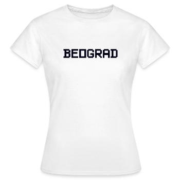 Belgrade Belgrade - T-shirt Femme - blanc - Devant - AI Model Female 172 dark (172cm)