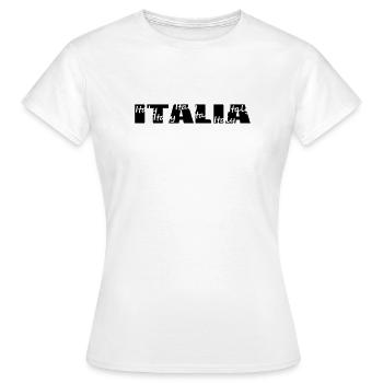 Italia - Women's T-Shirt - white - Front - AI Model Female 172 dark (172cm)