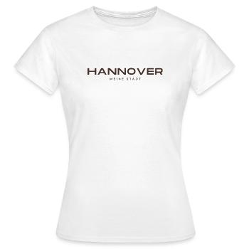 Hanovre - T-shirt Femme - blanc - Devant - AI Model Female 172 dark (172cm)