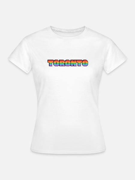 Toronto LGBTQ Rainbow - Frauen T-Shirt - Weiß