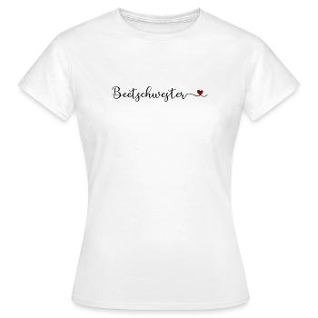 Beetschwester - lustiges Garten Design für Gärtner - Frauen T-Shirt - Weiß - Vorne - AI Model Female 172 dark (172cm)