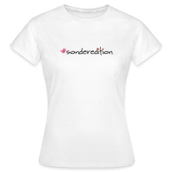 Édition spéciale Hashtag Slogan Shirt - T-shirt Femme - blanc - Devant - AI Model Female 172 dark (172cm)