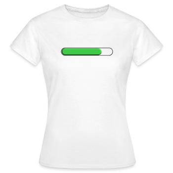 Average gauge Green (three quarters) - Women's T-Shirt - white - Front - AI Model Female 172 dark (172cm)
