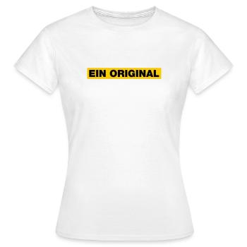 Ein Original - Frauen T-Shirt - Weiß - Vorne - AI Model Female 172 dark (172cm)